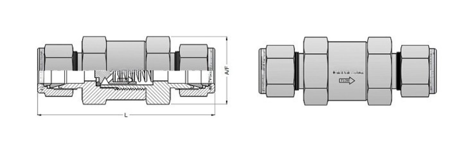 Pipe Gauge 90° Syphon Main View